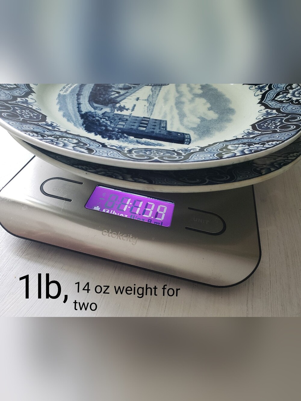 2 Vintage Holland Delft Blue Souvenir Plates Set of 2 - Nijmegen Landmarks - Picture 4 of 12
